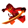 Sagoma Personalizzata in Polistirolo Lego Ninjago 3D per Compleanni e Party - Disney 70 cm