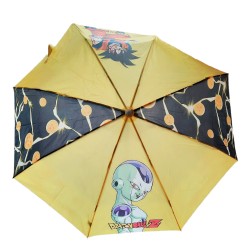 Ombrello Pieghevole Bambino Dragon Ball Z Antivento con Struttura Rinforzata Ombrello Portatile per Borsa, Zaino o Viaggio