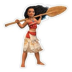 Sagoma in Polistirolo Personalizzata Oceania-Vaiana Disney - Decorazione 3D per Compleanni e Feste, 70 cm