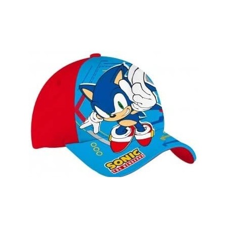 Cappellino Sonic the Hedgehog con Visiera – Berretto Estivo Regolabile (Taglia 52)