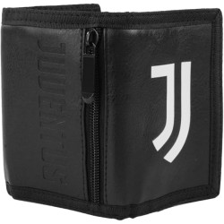 Portafoglio Juventus Ufficiale – Chiusura a Strappo, Tasca Portamonete e Scomparti per Carte – Design in Cordura