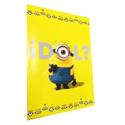 Minions Disney Maxi Rig.10MM Quaderno 100gr A4 rigatura -Soggetti Assortiti 10Pz