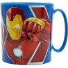 Tazza in Plastica Avengers Marvel 350ml - Microonde e Lavastoviglie, Ideale per Scuola e Tempo Libero