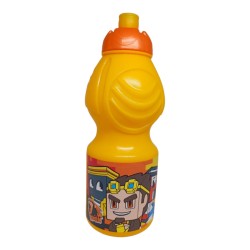 Borraccia Sport Lyon Gamer – Capacità 400 ml – Gialla con Beccuccio Retraibile