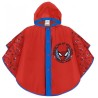Poncho Mantella Pioggia Spiderman Marvel | Impermeabile Antivento Bambini 3-6 Anni Mantellina Uomo Ragno Supereroe Antipioggia