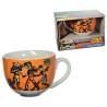 TAZZA CERAMICA STAR WARS PIXAR LARGA CON SOTTOTAZZA TAZZONE COLAZIONE BAMBINO