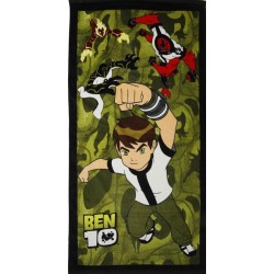 Telo Mare Ben 10 "Omnitrix" – Asciugamano in Microspugna Salvaspazio (140x70 cm