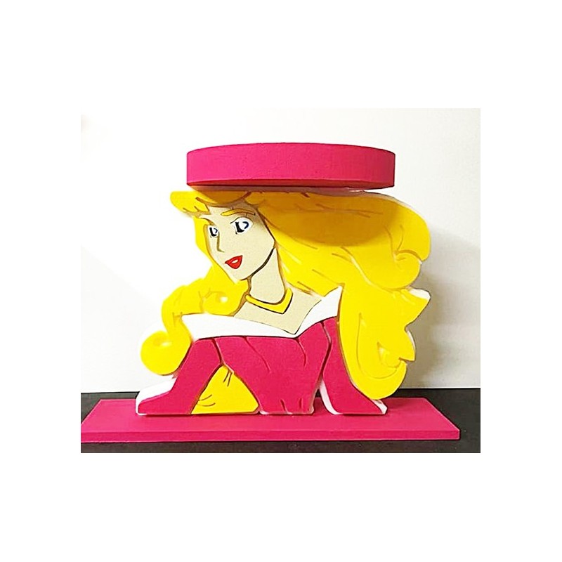 "Sagoma Principessa Disney con Alzatina Porta Torta: Il Centro Tavola Magico per la Tua Festa di Compleanno o Nascita!"