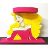 "Sagoma Principessa Disney con Alzatina Porta Torta: Il Centro Tavola Magico per la Tua Festa di Compleanno o Nascita!"