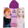 "Poncho Mare Piscina Frozen Elsa Anna Disney, Microcotone - 110x55 cm"