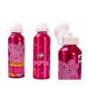 Borraccia Peppa Pig in Alluminio 500ml Ecologica con Beccuccio Igienico e Tappo Leggera e Resistente per Scuola e Sport