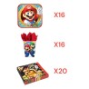 Coordinato per Feste Compleanno Super Mario Bros Disney Kit Party Bambini Festa e Party