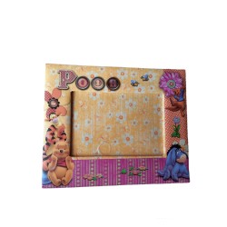 Cornice Portafoto Winnie The Pooh con Tigro e Pimpi per Foto 10x15 cm Idea Regalo Bambini e Cameretta