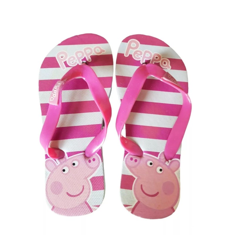 Infradito Bambina Peppa Pig – Ciabatte Mare e Piscina Comode – Rosa e Bianco