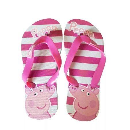 Infradito Bambina Peppa Pig – Ciabatte Mare e Piscina Comode – Rosa e Bianco