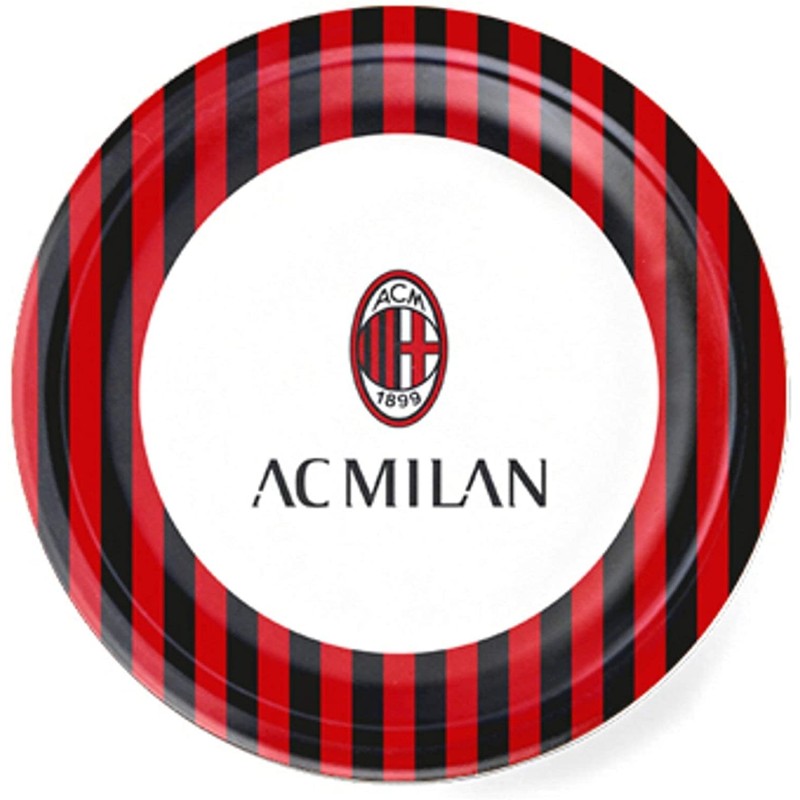 8 piatti in cartone AC.MILAN Ø18 diametro Feste & Compleanni Bambini