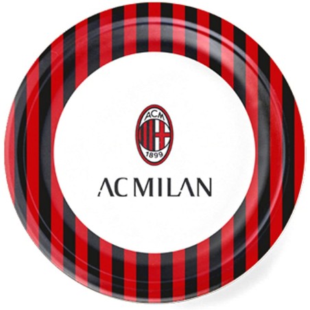8 piatti in cartone AC.MILAN Ø18 diametro Feste & Compleanni Bambini