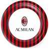 8 piatti in cartone AC.MILAN Ø18 diametro Feste & Compleanni Bambini