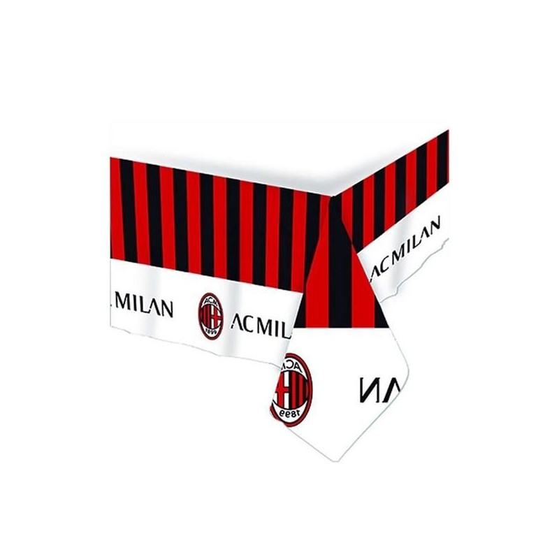 Tovaglia Plastificata AC.MILAN120x180 Feste e Compleanni Bambini