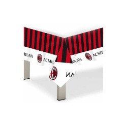 Tovaglia Plastificata AC.MILAN120x180 Feste e Compleanni Bambini
