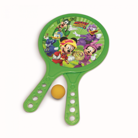 Set Racchettoni da Spiaggia Topolino & Friends con Pallina – Colore Verde