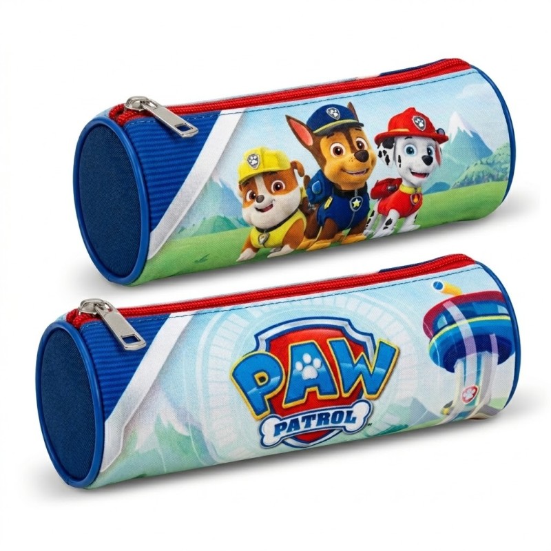 Astuccio Tombolino Paw Patrol – Portacolori Cilindrico per Bambini 22x8x8 cm