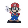 Sagoma MARIO BROS Personalizzata in polistirolo per compleanno - Nome e Numero 70CM
