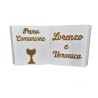 CENTRO TAVOLA LIBRO PRIMA COMUNIONE CON CALICE GLITTERCM 60