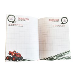 Diario Scuola Blaze Disney – 10 Fogli a Quadretti 1 cm – 20x15x2 cm – Per Bambini