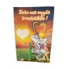 BIGLIETTO AUGURALE MATRIMONIO Bugs Bunny -17X11 CM
