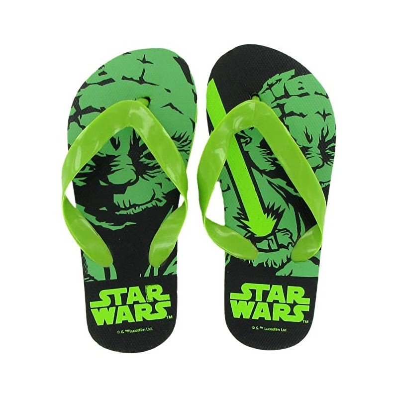Infradito Star Wars Maestro Yoda – Ciabatte Mare e Spiaggia Flip Flop – Verde