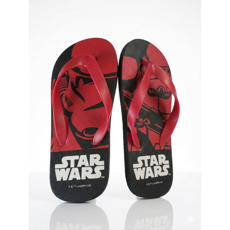 Infradito Mare Star Wars Stormtrooper – Ciabatte Flip Flop Bambino/Ragazzo (28-32) – Rosso Nero