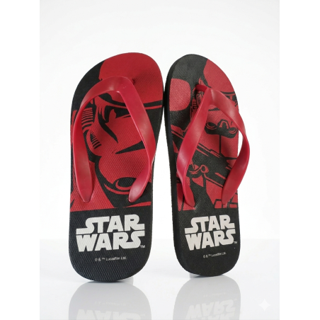 Infradito Mare Star Wars Stormtrooper – Ciabatte Flip Flop Bambino/Ragazzo (28-32) – Rosso Nero