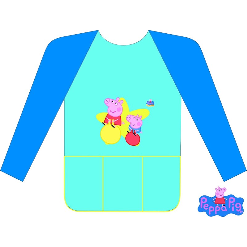 Grembiule Artigianale Peppa Pig (60x48 cm) – Per Scuola, Pittura e Disegno