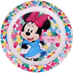 Piatto Piano Minnie Mouse Disney Plastica microonde diam.22cm