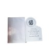 BIGLIETTO AUGURALE COMPLEANNO 18 ANNI 17X11 CM