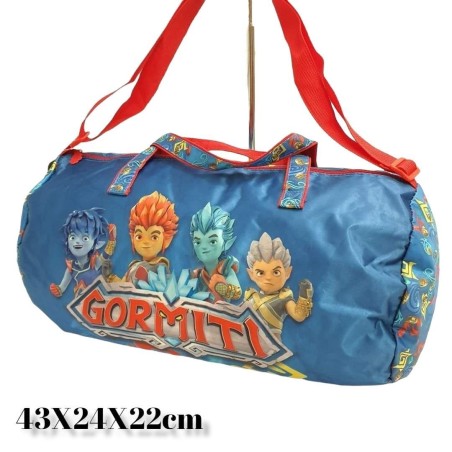 Borsone Gormiti con Tracolla – Borsa Palestra, Scuola, Piscina e Viaggio – 40x24x22 cm
