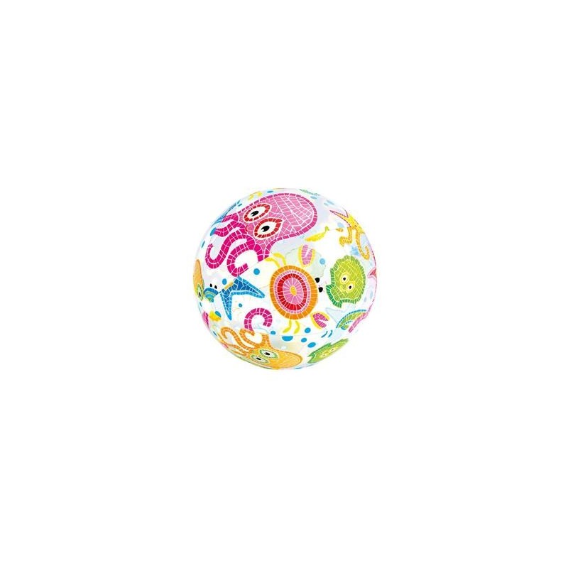 Palla Pallone Gonfiabile Diametro 51 cm Fantasia Mare/Piscina