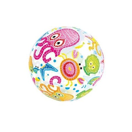 Palla Pallone Gonfiabile Diametro 51 cm Fantasia Mare/Piscina