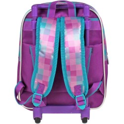 Zaino Asilo con Trolley Dottoressa Peluche – Ruote, Manico Allungabile, Spallacci Imbottiti, 30 cm