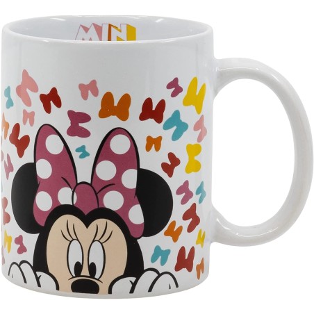 Tazza Ceramica Minnie Mouse Disney Mug Colazione BambinaTazza Minnie Mouse Bambini, con scatola regalo