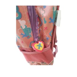 Zaino Scuola Elementare Media Zainetto Minnie & Daisy Glitter Disney adattabile a Trolley 30X40X16CM