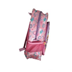 Zaino Scuola Elementare Media Zainetto Minnie & Daisy Glitter Disney adattabile a Trolley 30X40X16CM