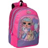 ZAINO SCUOLA ELEMENTARI MEDIE 3 SCOMPARTI LOL SURPRISE OMG 32 x 43 x 23 cm.