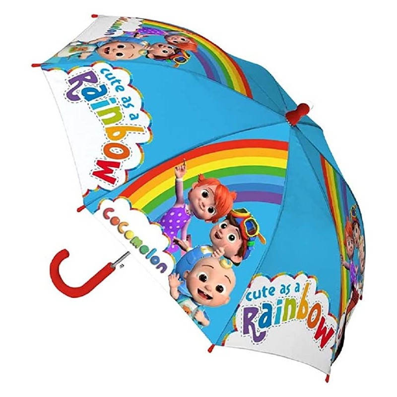 Ombrello automatico pioggia Cocomelon, Simpatico come un arcobaleno