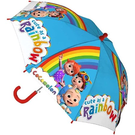 Ombrello automatico pioggia Cocomelon, Simpatico come un arcobaleno