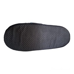 Pantofole uomo chiuse con Pochette invernali Nero Azzurro Antiscivolo con Suole Morbide Comode