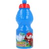 Borraccia Plastica Sonic con Beccuccio Retrattile - 400 ml per Scuola e Sport