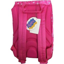 Zaino Scuola Estensibile Peppa Pig Rosa Zaino In Poliestere Zainetto elementare Bambina