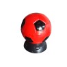 "Pallone Rosso Nero: Orologio Sveglia con Lampada da Tavolo - Combina Stile, Funzionalità e Illuminazione in un Unico Design!"